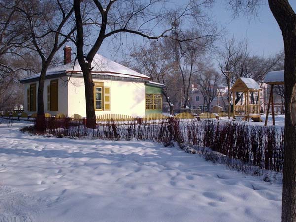 snow and winter activity in harbin